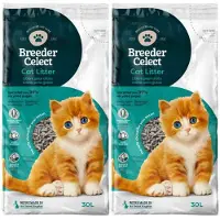 Breedercelect 2x Kattenbakvulling 30 liter