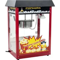 Royal Catering Popcornmachine - 1500 W - Zwart dak -