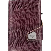 Tru Virtu Click & Slide creditcard etui RFID leer 6,5 cm bruin