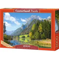 Castorland puzzel 2000 stukjes - Een bergtoevluchtsoord in de Alpen