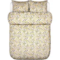 Marc O'Polo Dekbedovertrek Hanne Pale Yellow Satijn-260 x 200 / 220 cm | Extra Breed