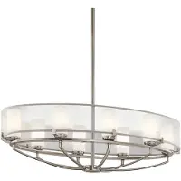 Kichler LED Kroonluchter | 3W 3000K 2400Lm 830 | Dimbaar | Classic Pewter