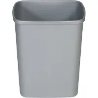 Probbax afvalbak, 25 l inhoud, rechthoekig, polypropeen, grijs