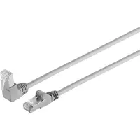 S-Conn S/FTP CAT6 Gigabit netwerkkabel haaks/recht / grijs - 7,5 meter