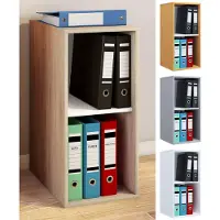VCM LonaIL kantoor wandkast 2 planken beuken decor.