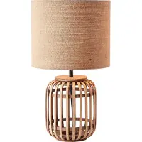 Brilliant Woodrow - Tafellamp - E27 max 1x52W - Nature