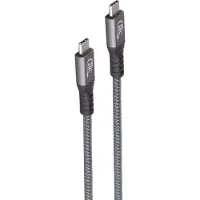 Shiverpeaks USB Kabel Typ-C Stecker auf Typ C Stecker, 4.0, 240W, PRO, 1,0m