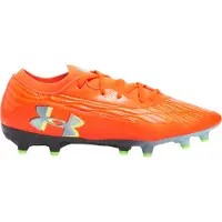 Under Armour Magnetico Pro 4.0 Gras Voetbalschoenen (FG) Oranje Grijs Neongeel