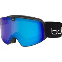 Bolle - Skibrillen - Nevada Neo Black Matte - Phantom+ Blue Semi-Polarized Photochromic voor Unisex van Siliconen - Zwart