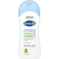 Cetaphil , Ultra Zacht Verfrissende Body Wash, Verfrissende Geur, 16,9 fl oz (500 ml)