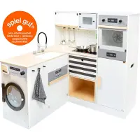 Small Foot - Houten Modulaire Speelkeuken XL Wit, 9dlg.