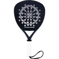 The Indian Maharadja Padel Racket Element HX3 Black White