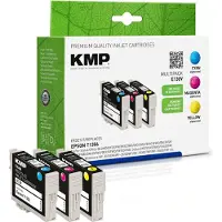 KMP Inktcartridge vervangt Epson T1302, T1303, T1304 Compatibel Combipack Cyaan, Magenta, Geel E130V 1618,4050