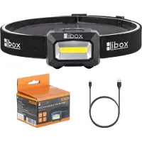 Libox LB0107 zaklantaarn Lantaarn aan hoofdband Zwart LED