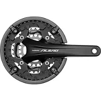 Shimano Alivio FC-T4060 Crankset 44/32/22 9-speed, zwart 170mm 2022 Crankstellen
