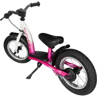 Bikestar Classic loopfiets, 12 inch, oze / wit unisex