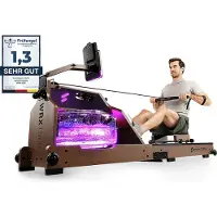 Sportstech WRX1000 Roeitrainer | LED-watertank | Echt hout