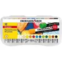 Eberhard Faber ef-522013 oliepastelkrijt 11mm doos a 12 st assorti