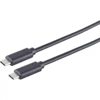 S-Impuls USB-C verbindingskabel, 3.2 Gen 2x2, wit, 0,5 meter