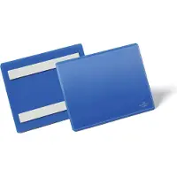 Durable 176307 Etikettentas, zelfklevend Donkerblauw (b x h) 163 mm x 120 mm DIN A6 liggend