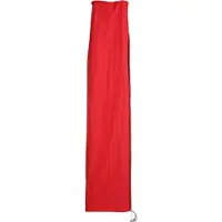 Mendler Beschermhoes voor zweefparasol tot 4,3 m (3x3 m), afdekhoes met ritssluiting ~ rood