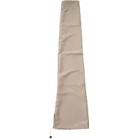 MCW Beschermhoes voor parasol tot 3 m, afdekhoes met trekkoord ~ crème