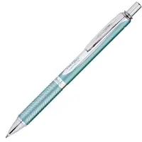 Pentel EnerGel BL407 Gelschreiber türkis/silber 0,35 mm, Schreibfarbe: schwarz