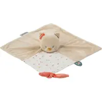 Nattou Kat Lana - Knuffeldoekje Doudou - 30x30 cm - Zand Beige