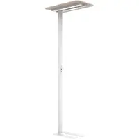 Unilux NEXUS LED-vloerlamp, sensortechnologie, 4000 K, 40000 uur, voor maximaal 2 werkplekken, voet, wit