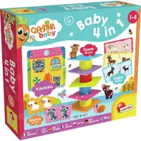 Lisciani - Carotina baby BABY 4 in 1 memo, puzzels