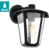Eglo Monreale Wandlamp Voor buiten - E27 - IP44 - Zwart