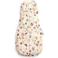ErgoPouch Cocoon inbaker slaapzak - 0,2 Tog - Slaapzak Baby - Inbakerslaapzak - Slaapzakken - Zomer slaapzak - 6-12 md- Bon Appetit