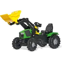 Rolly Toys Trapauto Deutz-Fahr 5120 Kindertractor met lader