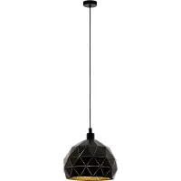 Eglo Roccaforte Hanglamp - E27 - Ø 40 cm - Zwart/Goud