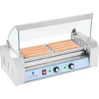 Royal Catering Hot Dog Maker 1000W, Leuke keuken, Zilver