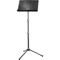K&M 12125 Folding Orchestra Music Stand Black