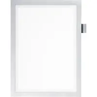 Durable DURAFRAME informatielijst NOTE A4, magnetische voorkant, zilver-metallic