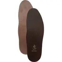 SL Leren Inlegzool - Inplakzool - Schapenleer - Bruin - Op Maat te Knippen - Maat 42 t/m 46 (42-43-44-45-46)