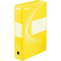 Esselte Boxycolor Archiefdoos - 80 x 352 x 250 mm - Geel | 25 stuks