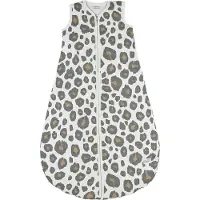 Meyco Baby Panter baby slaapzak rond gevoerd - neutral - 86cm - 2.5 TOG