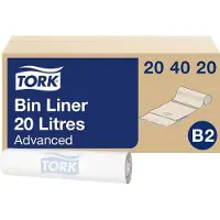 Tork Vuilniszakken 20 l Wit 1000 Stuks