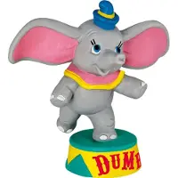 BULLYLAND Figurine Dumbo - - 7 cm - Grijs en roze - Voor volwassenen en kinderen vanaf 3 jaar