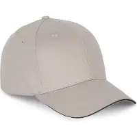 K-Up Pack 25 Pet met contrastererende bies - 6 panelen Light Grey/Dark Grey - K-up KP191 - Maat One Size