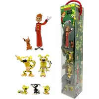 Plastoy SAS Marsupilami met Spirou en Pips - Set (7 figuurtjes)
