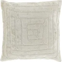 Unique living sierkussen vespa dove white -45x45cm