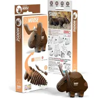 Eugy 3D Puzzel - Eland - Bosdieren - Duurzaam - Verzamel Ze Allemaal - 6 Jaar