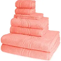 Ross Dames en Heren 2 X Washand 2 X gasten- 2 X douche- 2 X handdoek in een set Cashmere feeling
