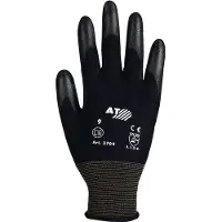 Asatex Handschoen | maat 9 zwart | polyamide m. Soft-polyurethaan | polyamide m. Soft-polyurethaan | 12 paar - 3709/9 3709/9
