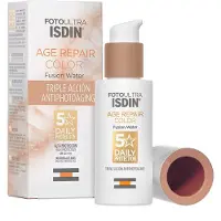 Isdin Age Repair Color Spf50 50ml Zonnebrandcrème Voor Het Gezicht