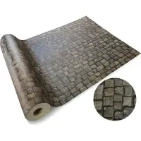Karat Vloerbedekking - PVC -Vloeren 3D - Cobble - 200 x 400 cm
